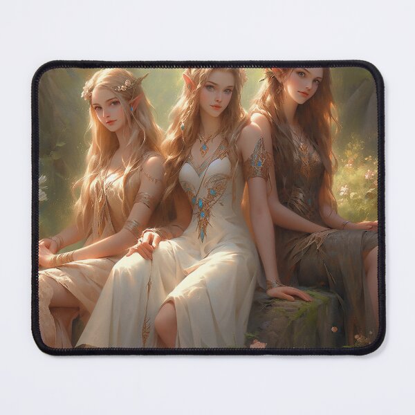 Item preview,  Three elf sisters - elven world designed and sold by The-Art-of-D.