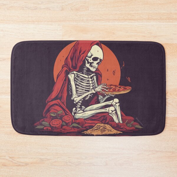 Item preview, Skeleton Eating Pizza designed and sold by Amir Faysal.