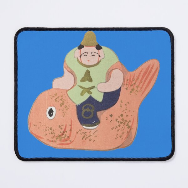 Item preview, Cute Japanese Giant Fish Carrying Good Luck Kawaii designed and sold by StudioTVDinners.