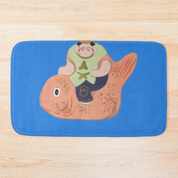 Item preview, Cute Japanese Giant Fish Carrying Good Luck Kawaii designed and sold by StudioTVDinners.