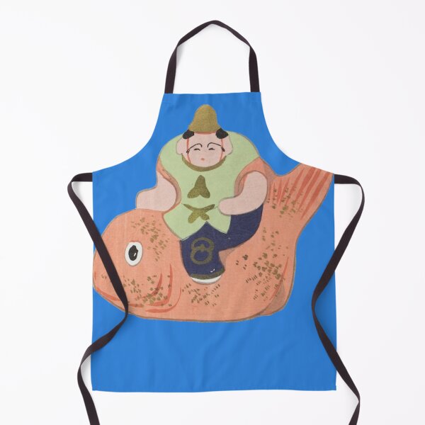 Item preview, Cute Japanese Giant Fish Carrying Good Luck Kawaii designed and sold by StudioTVDinners.