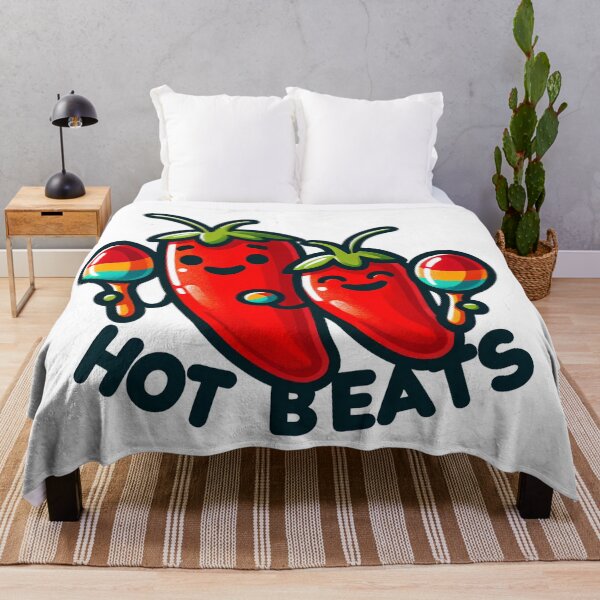 Item preview, Hot Beats Funny Sticker Design: Groove to the Rhythm of Laughter! designed and sold by The-Library.