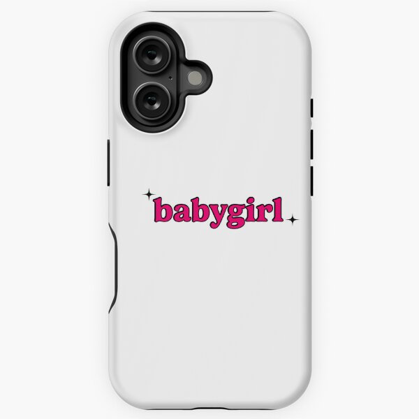 Vista previa del artículo con la obra «"babygirl" texto rosa fuerte», diseñado y vendido por trelise28.