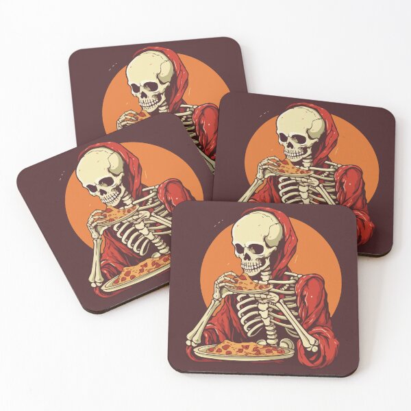 Item preview, Skeleton Eating Pizza designed and sold by Amir Faysal.