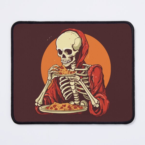 Item preview, Skeleton Eating Pizza designed and sold by Amir Faysal.