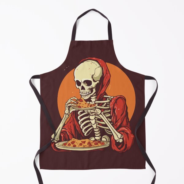 Item preview, Skeleton Eating Pizza designed and sold by Amir Faysal.