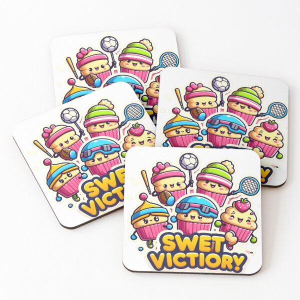 Item preview, Sweet Victory Funny Sticker Design: Savor the Taste of Triumph! designed and sold by The-Library.
