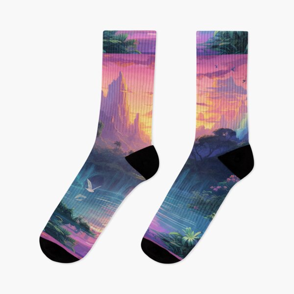 Item preview, Enchanted Twilight: Serene Paradise Under Starry Skies - Design 1 designed and sold by kawaiidoodlesuk.