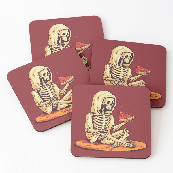 Item preview, Skeleton Eating Pizza designed and sold by Amir Faysal.