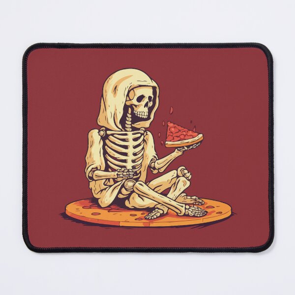 Item preview, Skeleton Eating Pizza designed and sold by Amir Faysal.