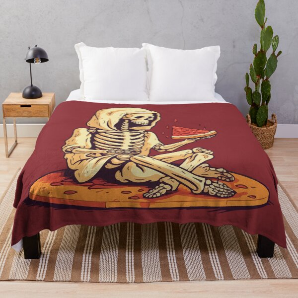 Item preview, Skeleton Eating Pizza designed and sold by Amir Faysal.
