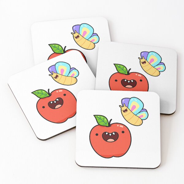 Item preview, Kawaii Butterfly and Apple designed and sold by kawaiilife.