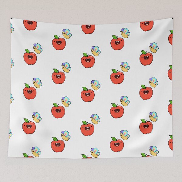 Item preview, Kawaii Butterfly and Apple designed and sold by kawaiilife.