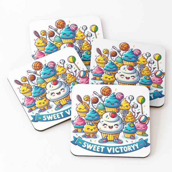 Item preview, Sweet Victory Funny Sticker Design: Savor the Taste of Triumph! designed and sold by The-Library.