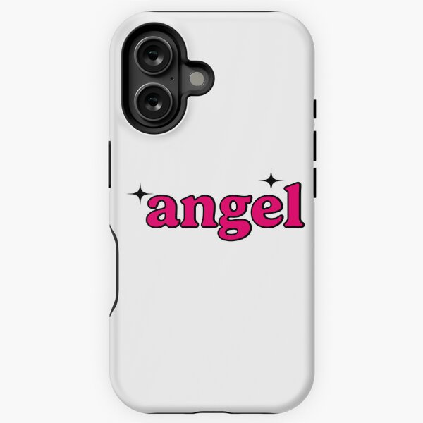 Vista previa del artículo con la obra «"ángel" texto rosa intenso», diseñado y vendido por trelise28.