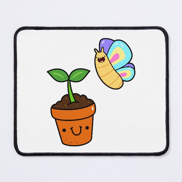 Item preview, Kawaii Butterfly and Potted Plant designed and sold by kawaiilife.