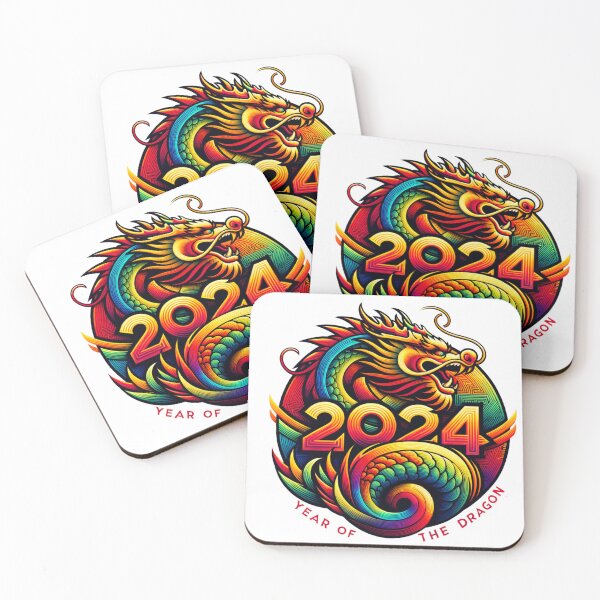 Item preview, Colorful Dragon 2024 Lunar New Year designed and sold by visionaryprint.
