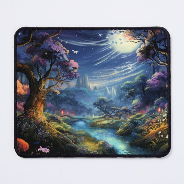 Item preview, Enchanted Twilight: Serene Paradise Under Starry Skies - Design 11 designed and sold by kawaiidoodlesuk.