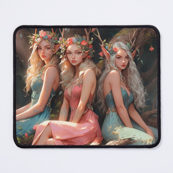 Item preview, Three elf sisters - elven world designed and sold by The-Art-of-D.