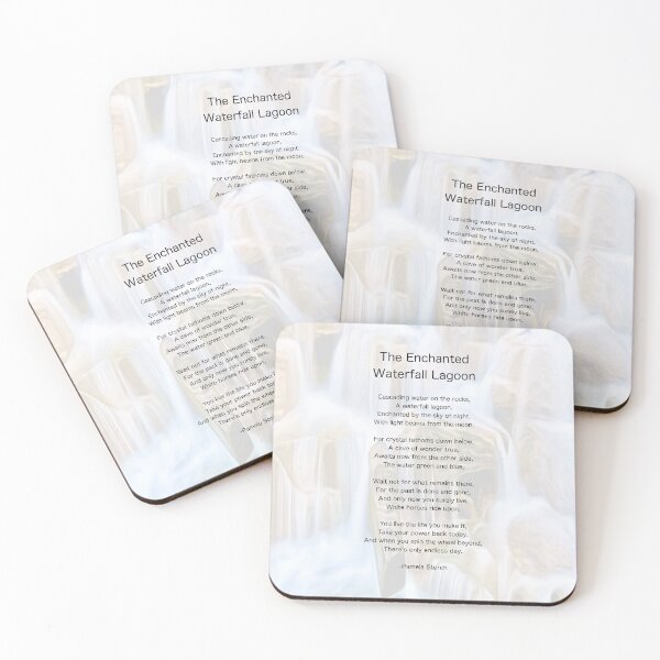 Item preview, The Enchanted Waterfall Lagoon Poem designed and sold by Pamela Storch.