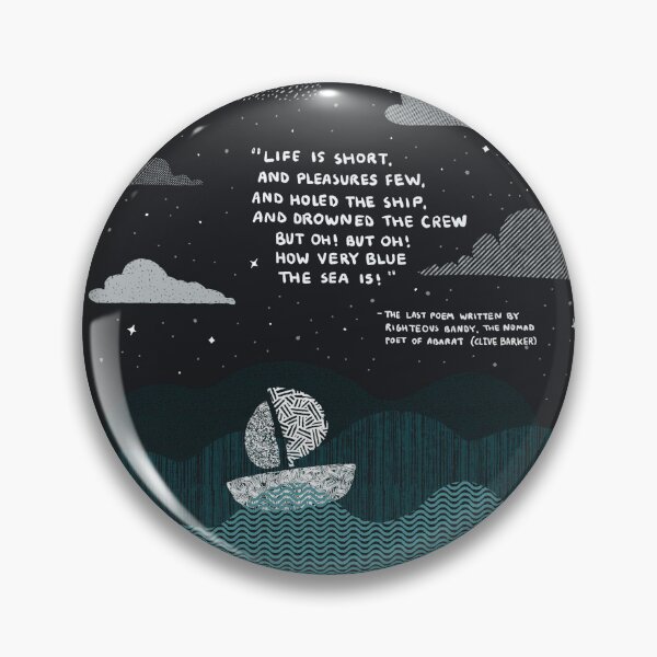 Item preview, How Blue the Sea Is - Abarat Poem designed and sold by The Plotted Plant.