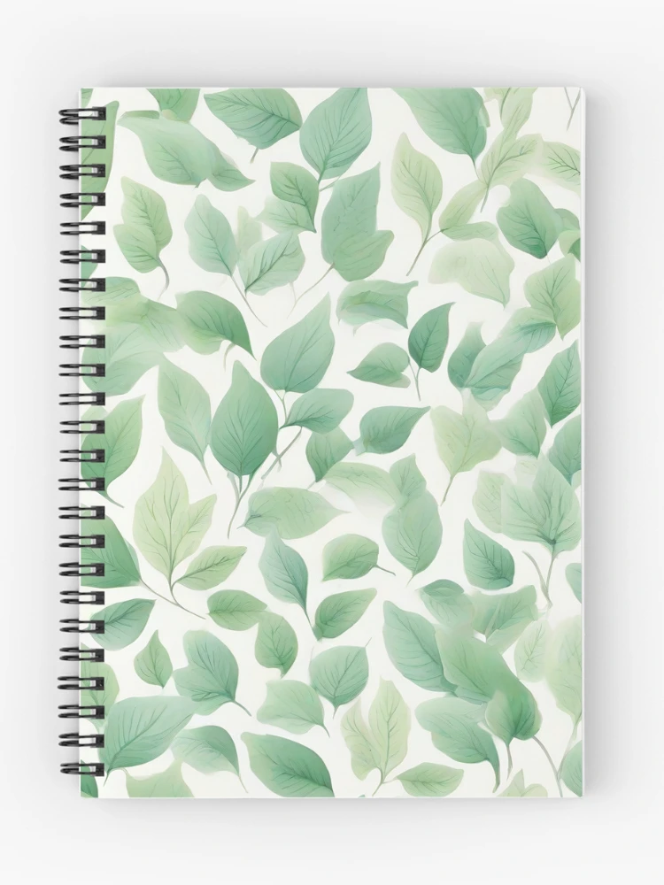 Thumbnail 1 of 3, Journal, Greenery Pattern designed and sold by Patternliss.
