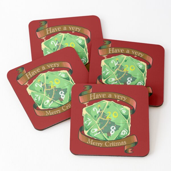 Item preview, Merry Critmas Slime Dice - Critmas designed and sold by YazminCityArts.