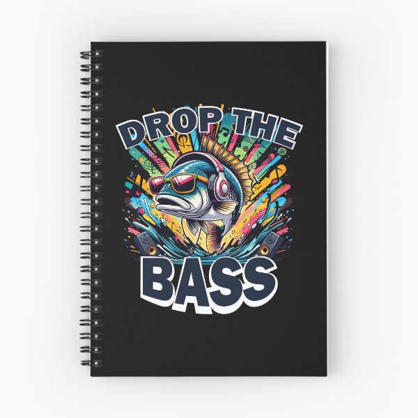 Item preview, Drop The Bass Funny Fish Pun designed and sold by SubtleSplit.