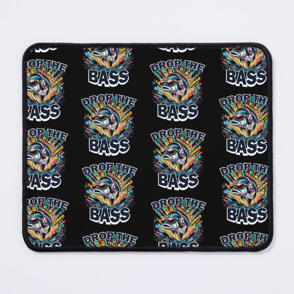 Item preview, Drop The Bass Funny Fish Pun designed and sold by SubtleSplit.