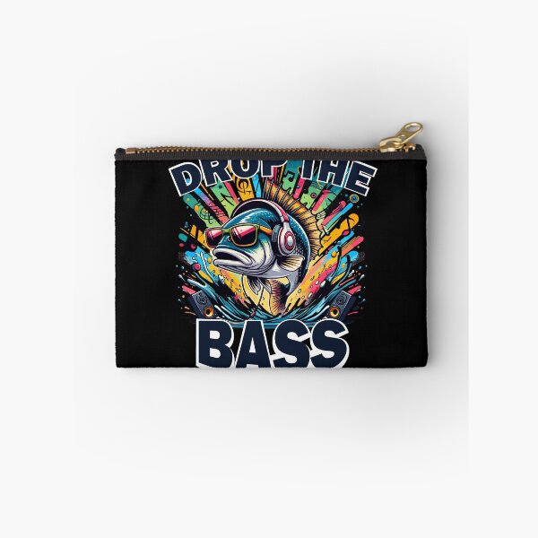Item preview, Drop The Bass Funny Fish Pun designed and sold by SubtleSplit.