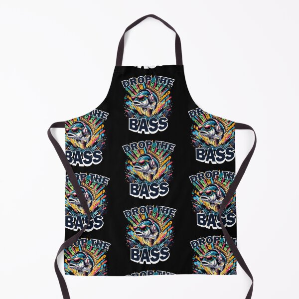 Item preview, Drop The Bass Funny Fish Pun designed and sold by SubtleSplit.