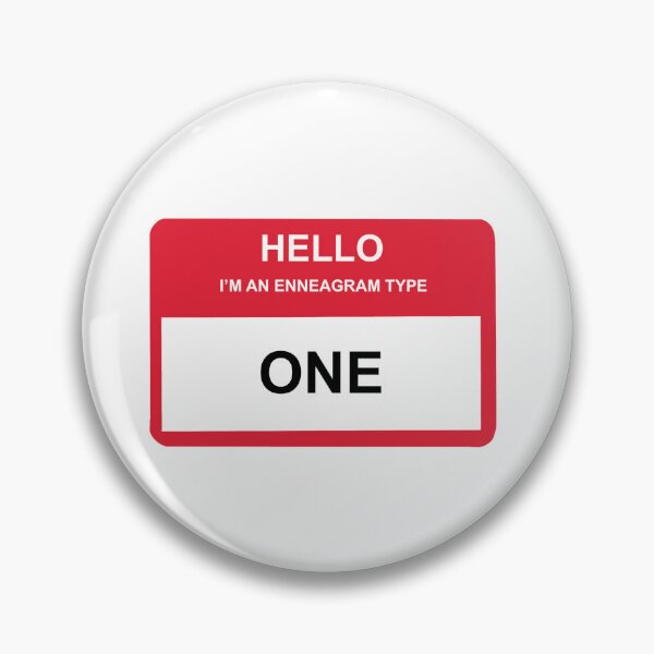 Item preview, Hello I'm An Enneagram Type One designed and sold by delmarvastickers.