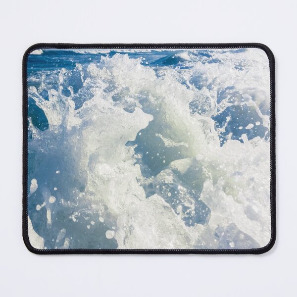 Item preview, Blue Ocean Beach Wave Splash Foam designed and sold by fotosbymaria.