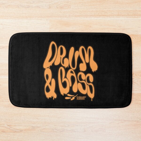 Item preview, DRUM AND BASS  - Liquid Y2K Font (Orange)  designed and sold by Discothreadz.