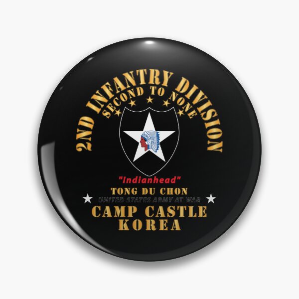 Item preview, Army - 2nd Infantry Div - Camp Castle, Korea - Tong Du Chon X 300 designed and sold by Military Insignia Products.
