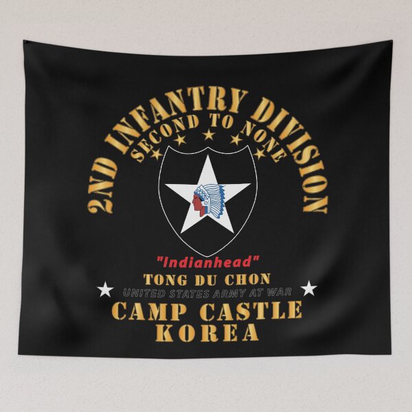 Item preview, Army - 2nd Infantry Div - Camp Castle, Korea - Tong Du Chon X 300 designed and sold by Military Insignia Products.