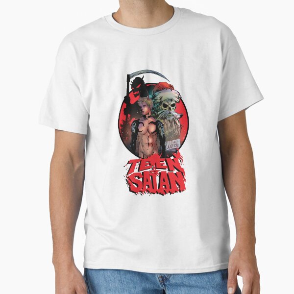 Teen Satan Christmas Holiday Horror T-Shirt Poster Classic T-Shirt