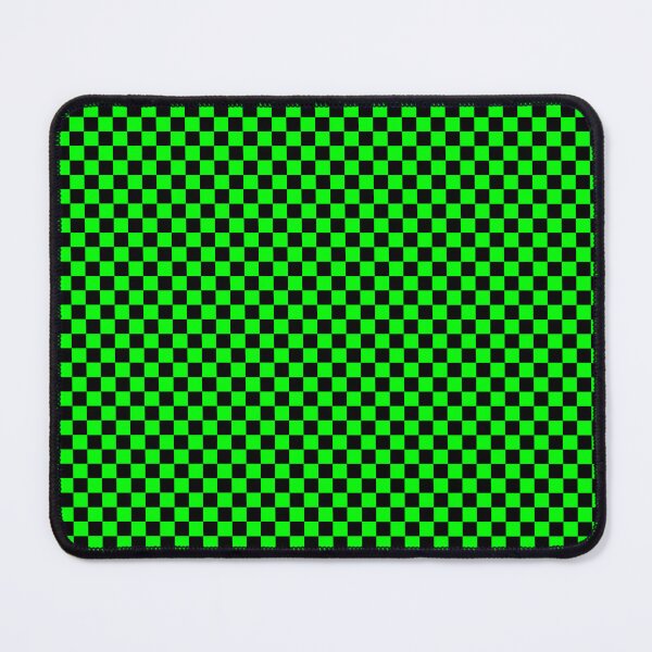 Item preview, Checkered (Tiny Squares) Electric Green and Black designed and sold by Tree45.