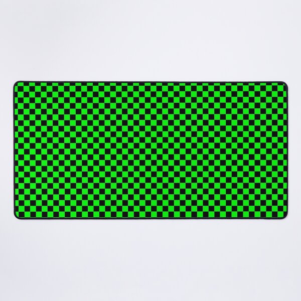 Item preview, Checkered (Tiny Squares) Electric Green and Black designed and sold by Tree45.