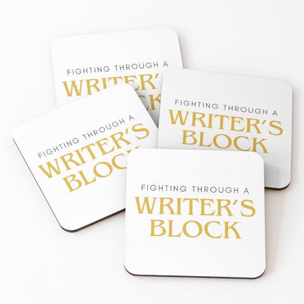 Item preview, I'm fighting through a writer's block designed and sold by ellosmedicenale.