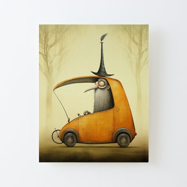 Wizard Marle Canvas Mounted Print