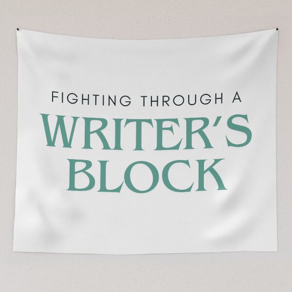 Item preview, I'm fighting through a writer's block designed and sold by ellosmedicenale.