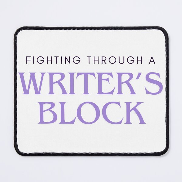 Item preview, I'm fighting through a writer's block designed and sold by ellosmedicenale.