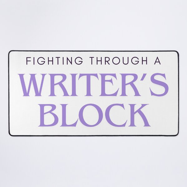 Item preview, I'm fighting through a writer's block designed and sold by ellosmedicenale.
