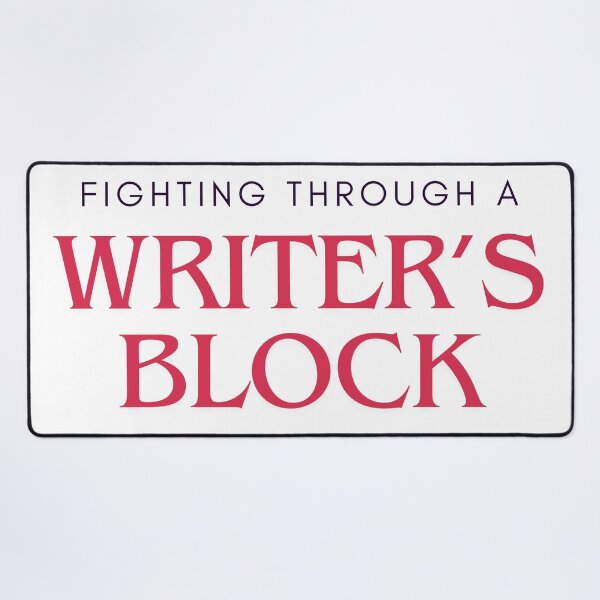 Item preview, I'm fighting through a writer's block designed and sold by ellosmedicenale.