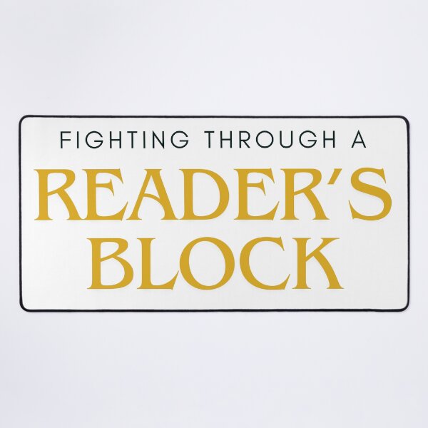 Item preview, I'm fighting through a reader's block designed and sold by ellosmedicenale.