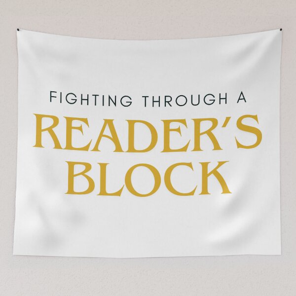 Item preview, I'm fighting through a reader's block designed and sold by ellosmedicenale.