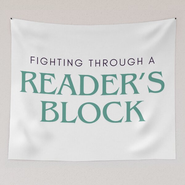 Item preview, I'm fighting through a reader's block designed and sold by ellosmedicenale.