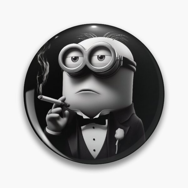 Item preview, Minion wearing a tuxedo (Black & White) designed and sold by JoeAndGaryArt.