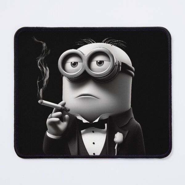 Item preview, Minion wearing a tuxedo (Black & White) designed and sold by JoeAndGaryArt.